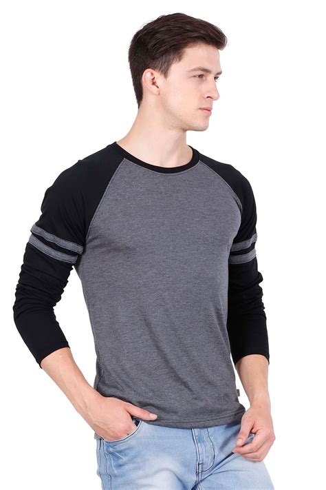 Fanideaz Cotton Raglan Full sleeve TShirt for Men (Premium Raglan T 