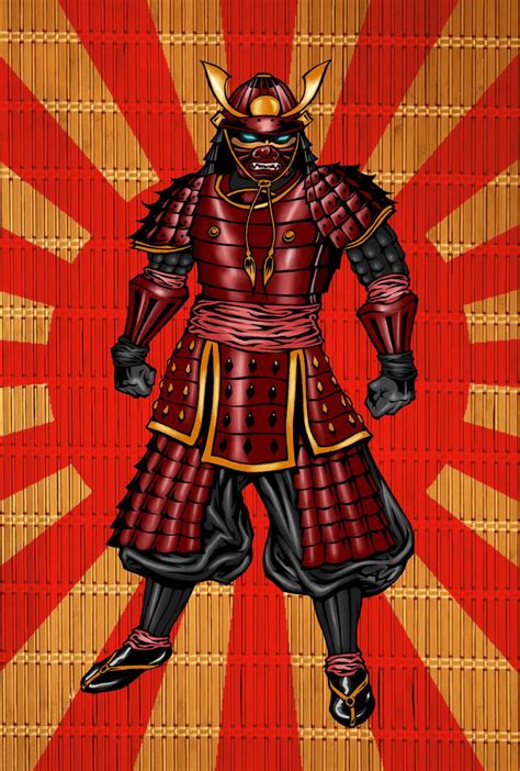 Red Samurai By Canthebaran On Deviantart
