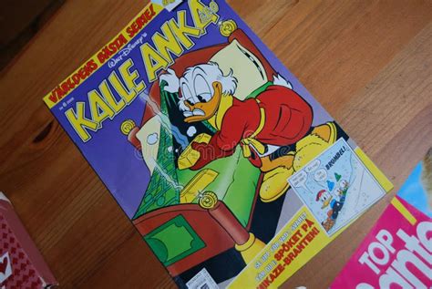 Kalle Anka Swedish Comic Editorial Stock Photo Image Of Disney 166567628