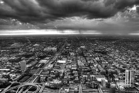 Storm Clouds Over Chicago Photograph By Terri Morris Pixels