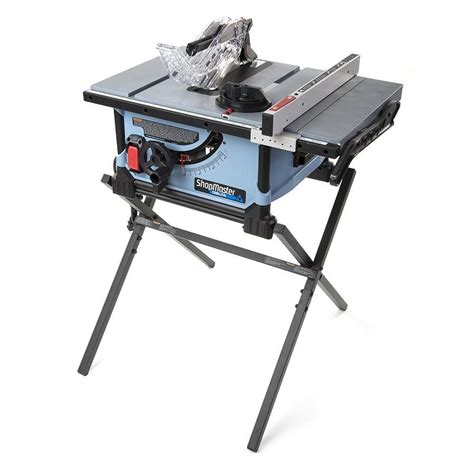Delta Shopmaster 10 In Carbide Tipped Blade 15 Amp Portable Table Saw