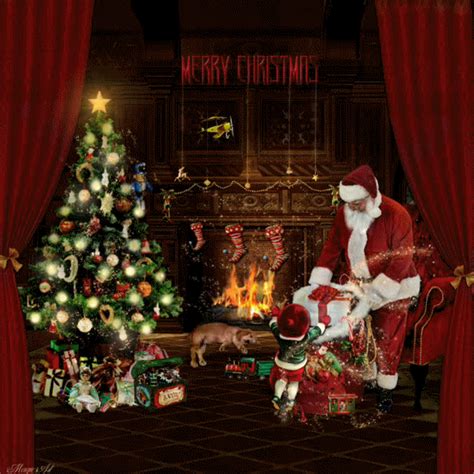 Merry Christmas Animated By Magicsart On Deviantart