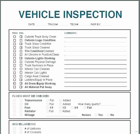 Daily Car Inspection Diagram Pdf