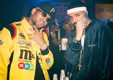 Chris brown has also said that he owns fourteen burger king restaurants and in 2007 he founded the record label cbe (chris brown entertainment or culture beyond your evolution). Drake Poses With Chris Brown In Picture From His Birthday ...