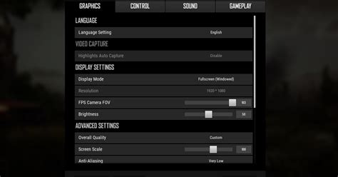 Pubg Graphics Settings How To Increase Fps And The Best Pubg Settings