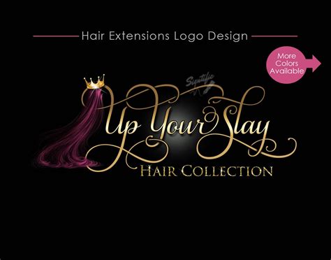 Hair Extensions Logo Hair Logo Design Hair Collection Logo