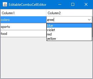 How To Use Java Gui Jtable Combobox Jcombobox In Jtable Cell Vrogue