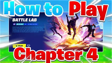 How To Play Battle Lab In Fortnite Chapter 4 Youtube