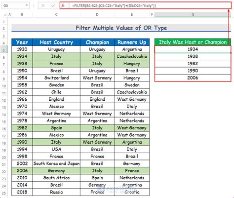 How To Filter With Multiple Criteria In Excel 4 Easy Ways
