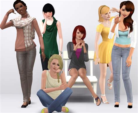 Mod The Sims Flirty Pose Pack Cute N Flirty Just In Time For Summer
