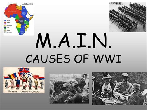 Ppt Main Causes Of Wwi Powerpoint Presentation Free Download