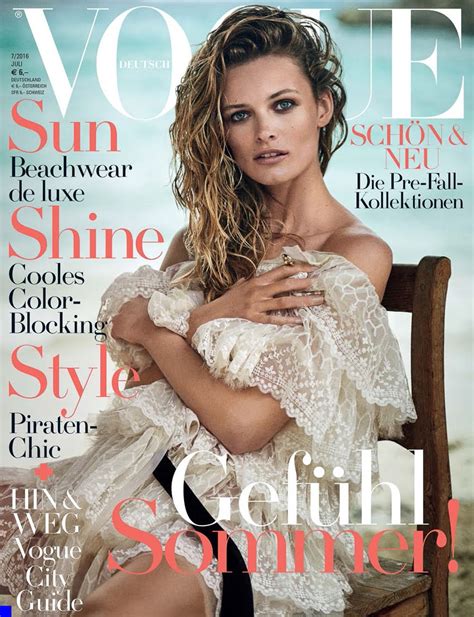 Edita Vilkeviciute In Vogue Germany July 2016 By Boo George Daily