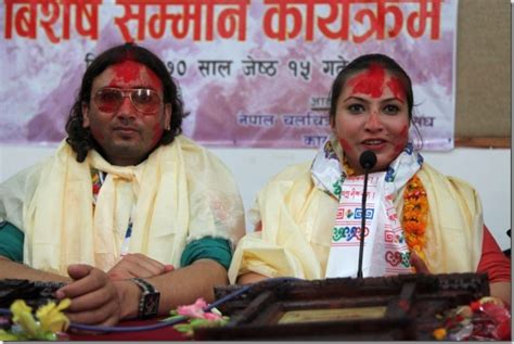 nepal and nepalinisha adhikari honored for climbing mt everest