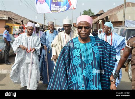 Yoruba Obas Arriving At The Coronation Ceremony Of Ooni Of Ife Oba