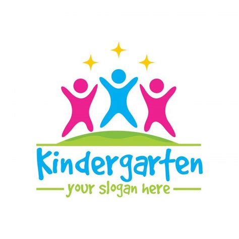 Logotipo De Kindergarten Vector Premium Kindergarten Logo Education Logo Design Logo
