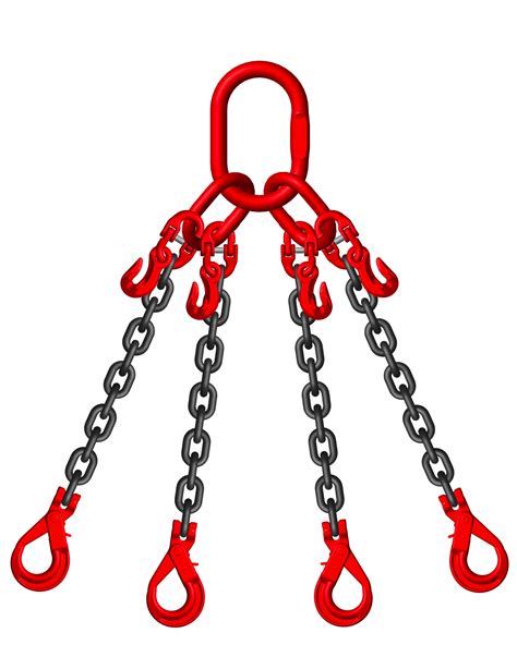 Four Leg Grade 8 Chain Sling From 7mm Dia 3 15t Up To 32mm Dia 67tonne