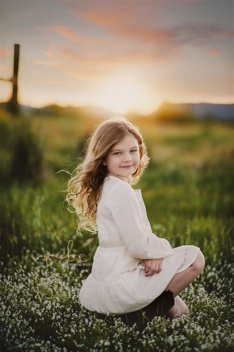 A Portrait Session At Sunset Child Outdoor Session Child Portaits