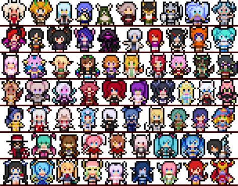 コレクション Pixel Art Character Template 16x16 176412