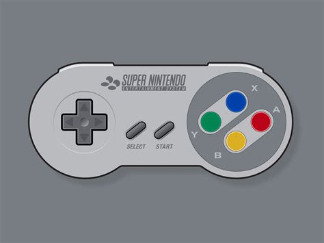 Snes Controller By Genewal Design On Dribbble