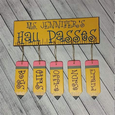 In need of bathroom ideas? Hall Pass Ideas You'll Want to Steal for Your Classroom