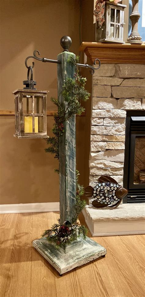 Check spelling or type a new query. Hand made repurposed wooden lamp post from items around ...