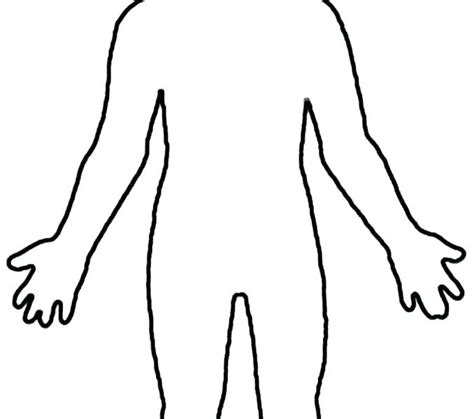 Human Body Drawing Template Free Download On Clipartmag