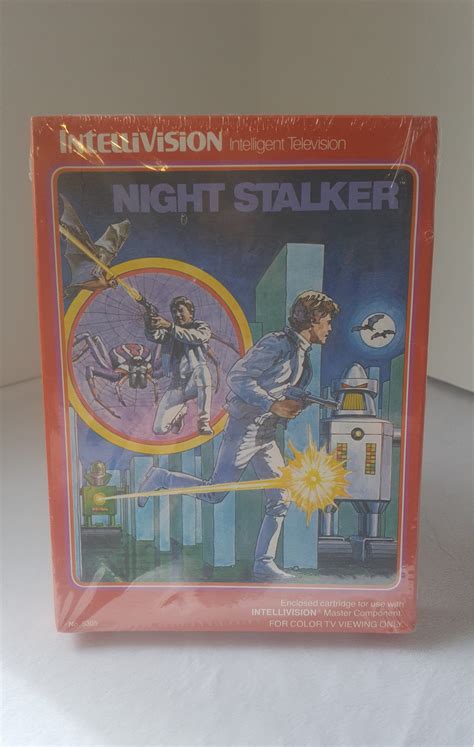 Vintage Intellivision Night Stalker Video Game Cartridge Etsy Canada