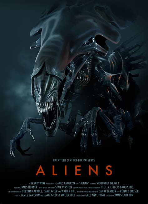 Aliens Poster Aliens Movie Alien Movie Poster Fiction Movies