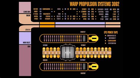 Star Trek Lcars Warp Propulsion Systems Youtube