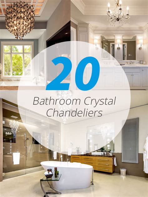 20 Gorgeous Bathroom Crystal Chandeliers Home Design Lover