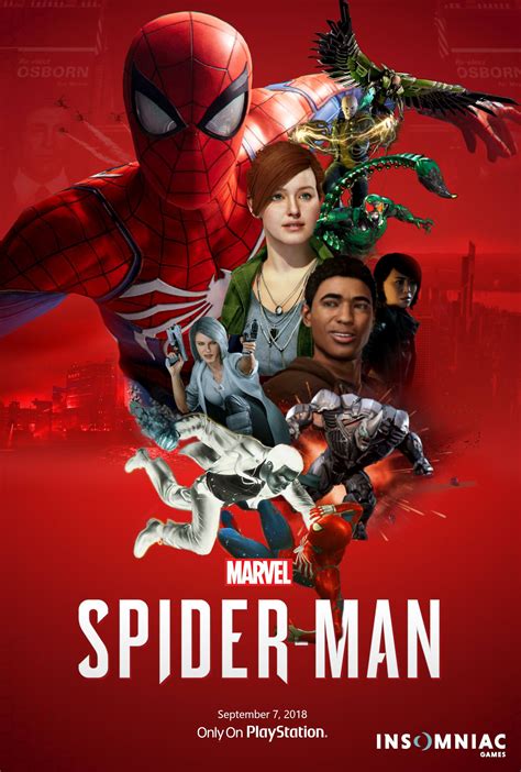 Spider Man Ps4 Poster Spidermanps4