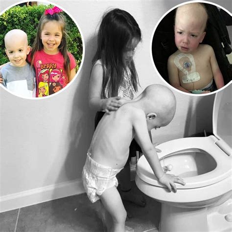 Mum Shares Heartbreaking Photo Of Her Five Year Old Daughter Gently Rubbing Her Four Year Old