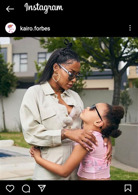 kairo forbes shows some love to her mother dj zinhle south africa rich and famous