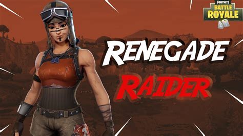 Renegade Raider Fortnite Battle Royale Youtube