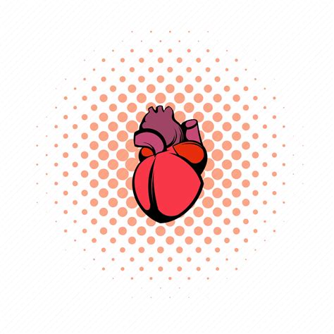 Anatomy Aorta Body Comics Heart Medical Medicine Icon Download