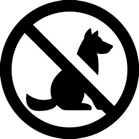 Dogs Not Allowed - Free animals icons