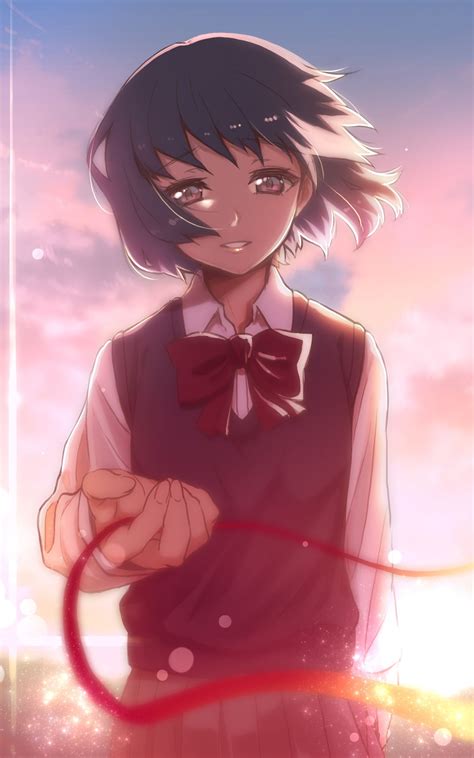 Miyamizu Mitsuha Anime Desenhos Românticos Kimi No Na Wa