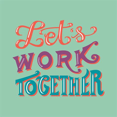 Lets Work Together Social Media Graphic On Behance