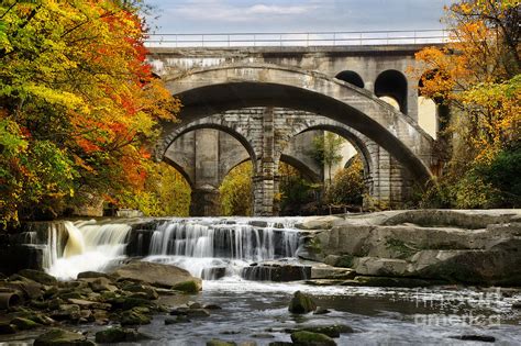 Falls Of The Rocky River Berea Ohio Photograph By Robert Gardner Fine