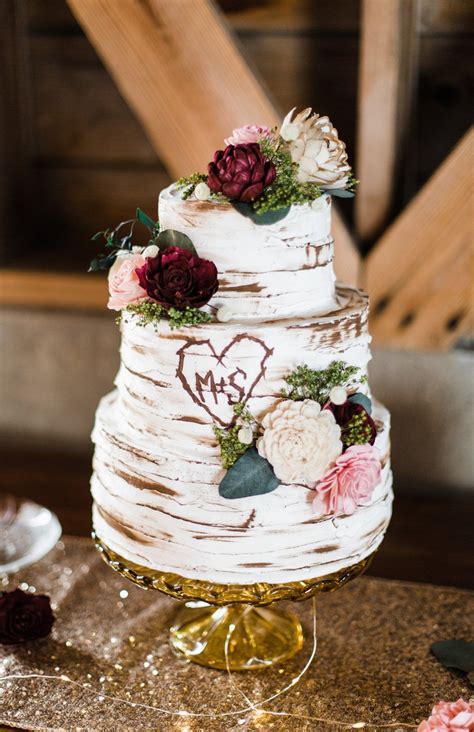 Gorgeous Rustic Wedding Cake Ideas