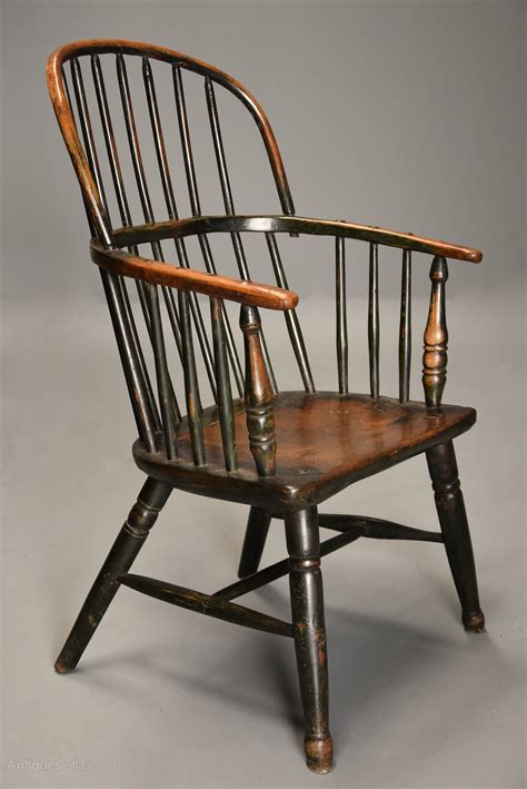 19thc Windsor Chair With Original Paint Finish Antiques Atlas