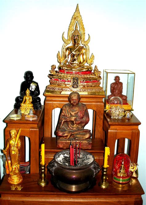 Shrine Buddha Altar Home Altar Prayer Station Agrohortipbacid
