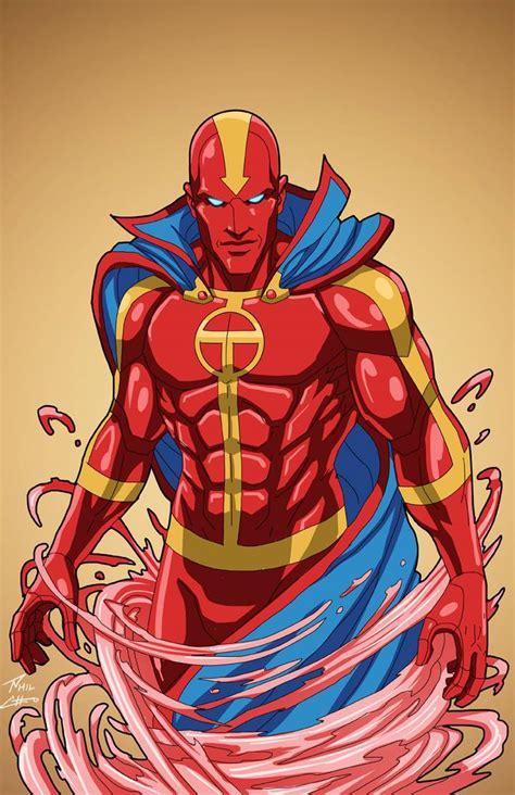 Red Tornado 10 Earth 27 Commission By Phil Cho On