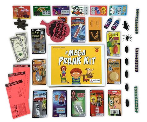 The Mega Prank Kit 35 Funny Pranks And Jokes In A T Box Toys And Games Cool