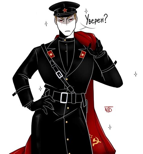 Ntd Art Countryhumans Humanization Of Ussr And Third