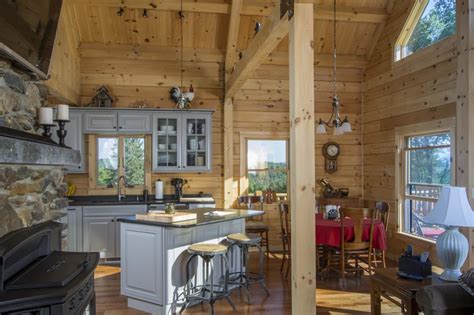 The Skyline Log Cabin Includes Plenty Of Windows For Panoramic Views