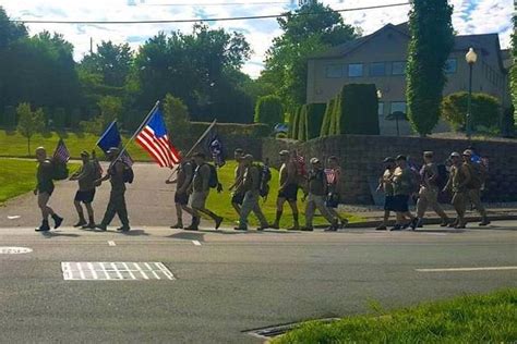 American Legion Members Ruck Five Miles To Visit Woodland Park Veterans