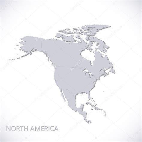 Mapa De Norteam Rica Ilustraci N Vectorial Vector Gr Fico Vectorial