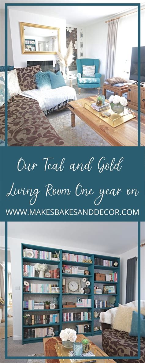 Teal And Gold Living Room Ideas