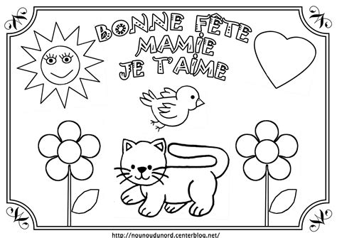 Joyeux Anniversaire Mamie Coloriage